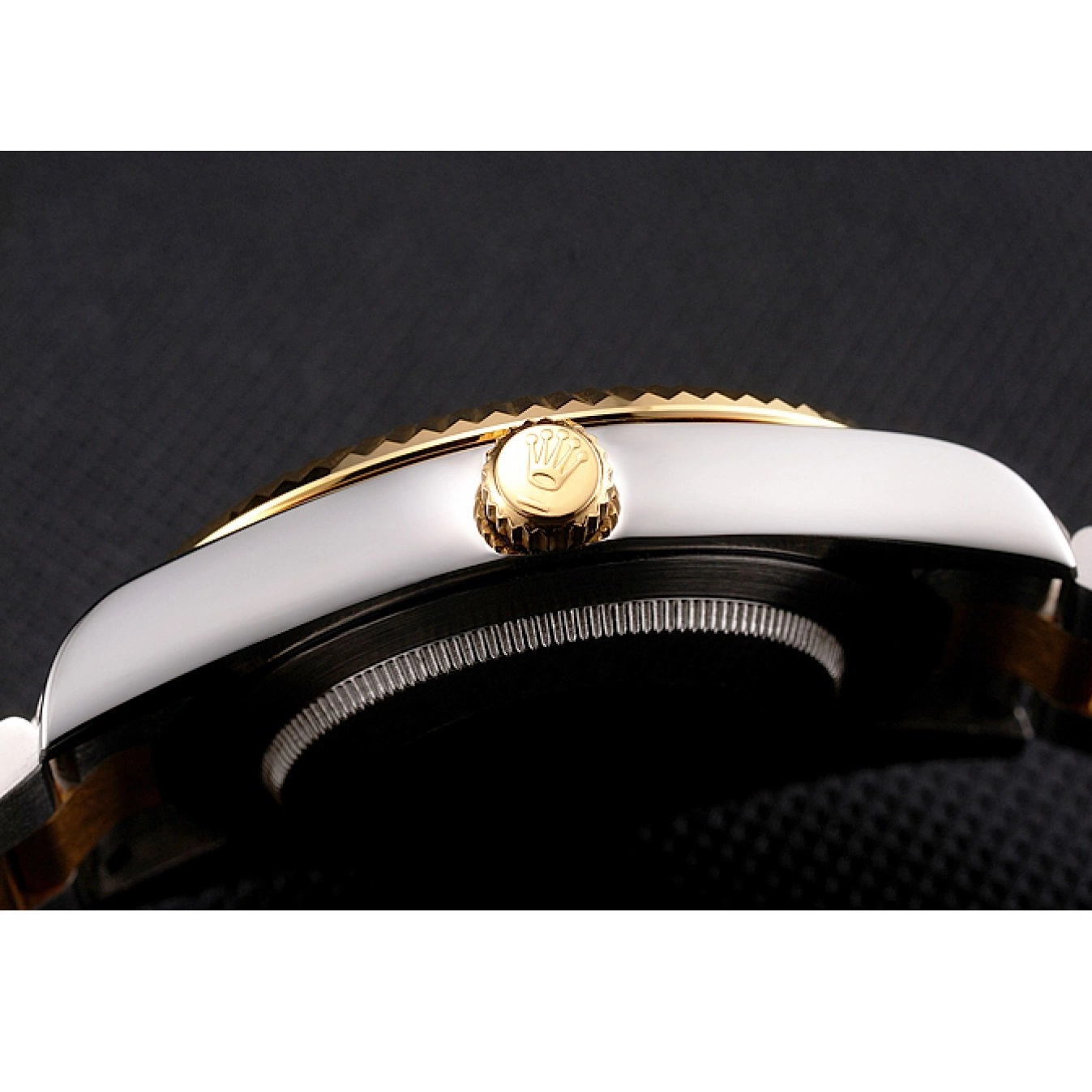 Aaa replica watch Rolex Datejust Case Marks Bracelet Diamond Hour Steel White Stainless Tone Bezel Dial Swiss Gold Two 0729